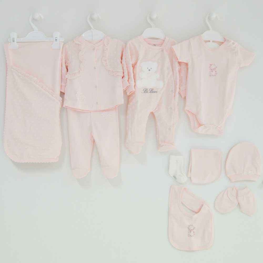 Bibaby 63035 Bi Bear Tulumlu 10'Lu Hastane Çıkışı Pembe