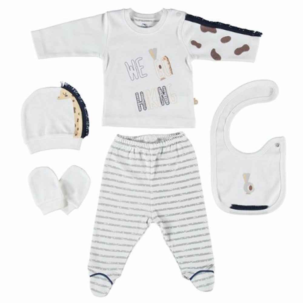 Bibaby 62088 Giraffe Bus 5 Li Set 0-3 Ay İndigo