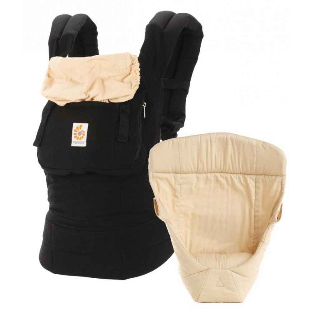 Ergobaby 0+ Bebek Kanguru Black-Camel