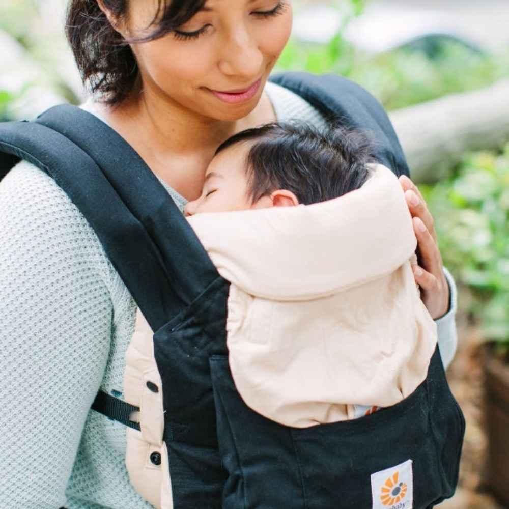 Ergobaby 0+ Bebek Kanguru Black-Camel