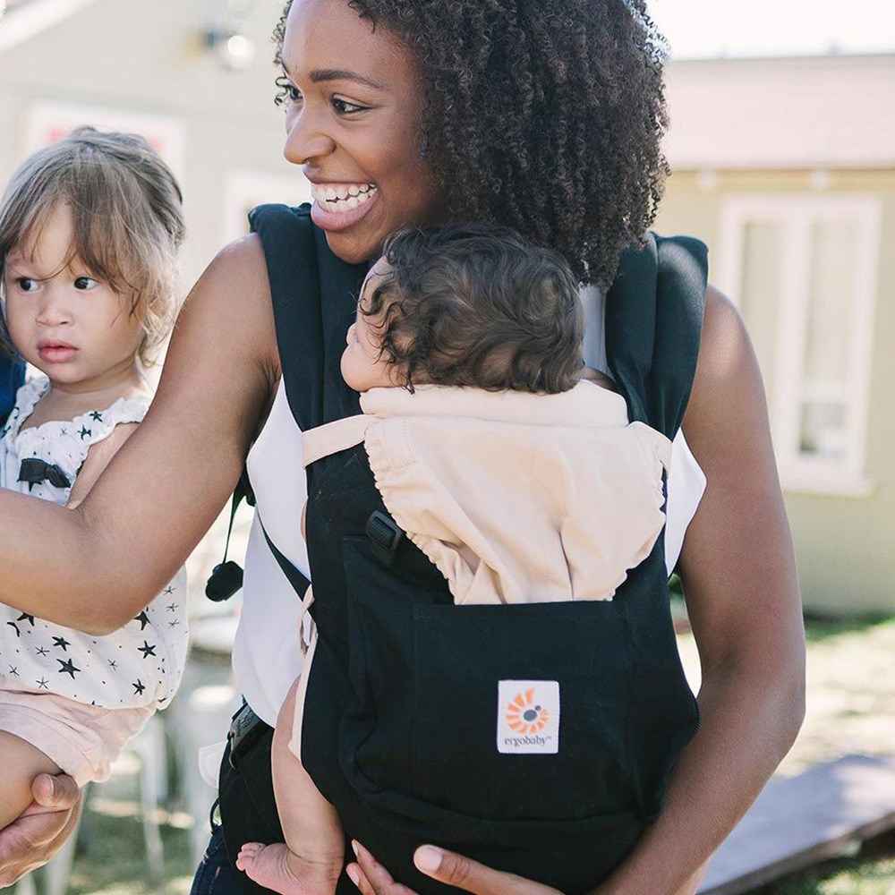 Ergobaby 0+ Bebek Kanguru Black-Camel