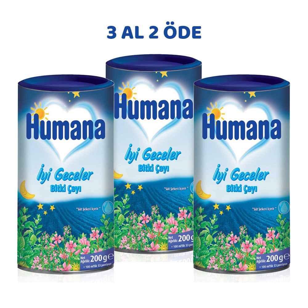 Humana İyi Geceler Bitki Çayı 200 gr x 3 Adet 