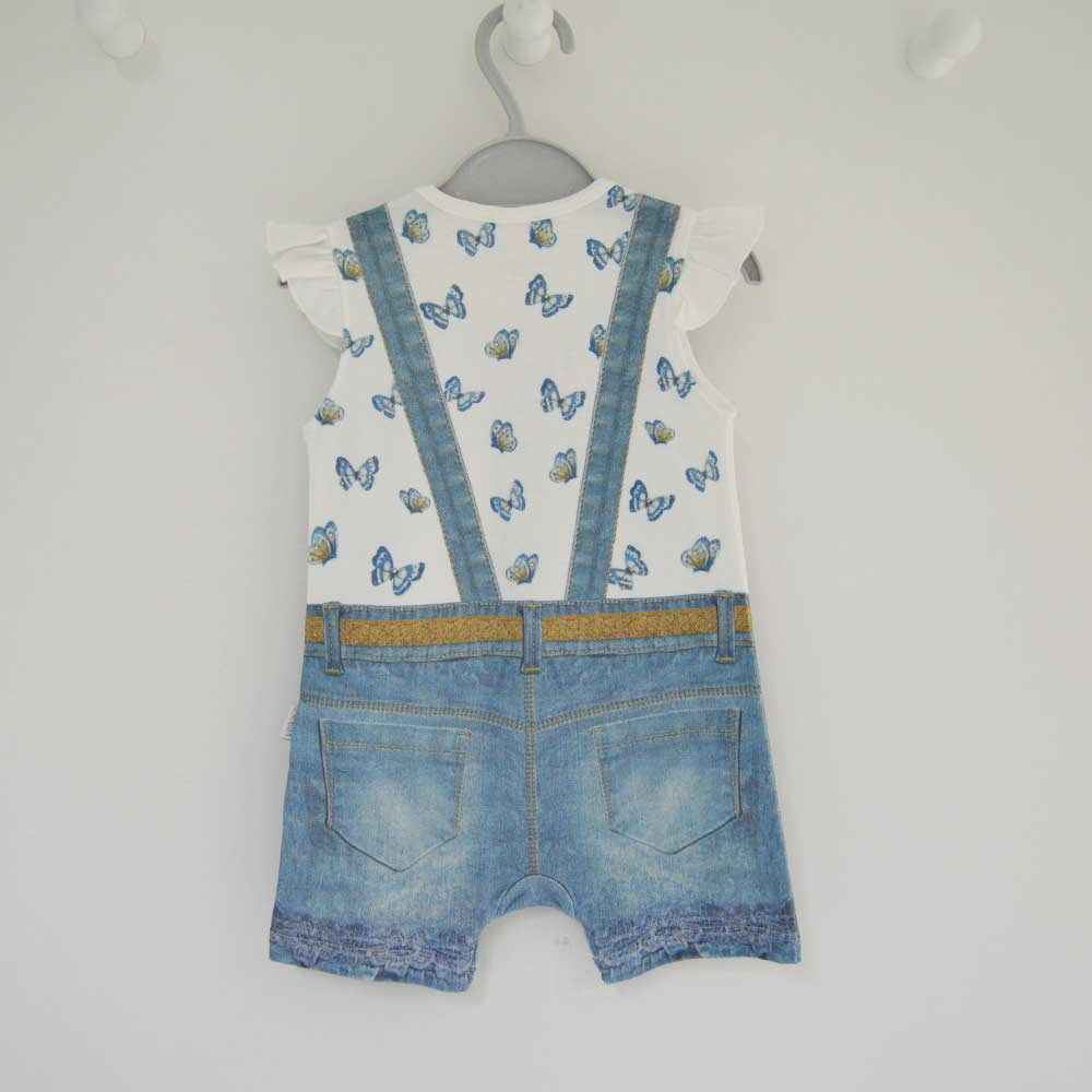 Kitikate 11586 Banu Bebek Şort Tulum Renkli