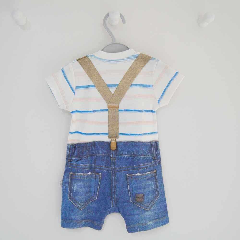 Kitikate 12330 Sarpx Bebek Şort Tulum Renkli