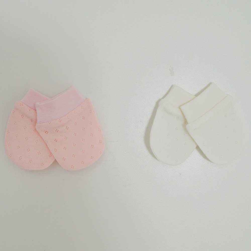 Baby Center 89711 Klasik Bebek Eldiven  Krem-Pembe