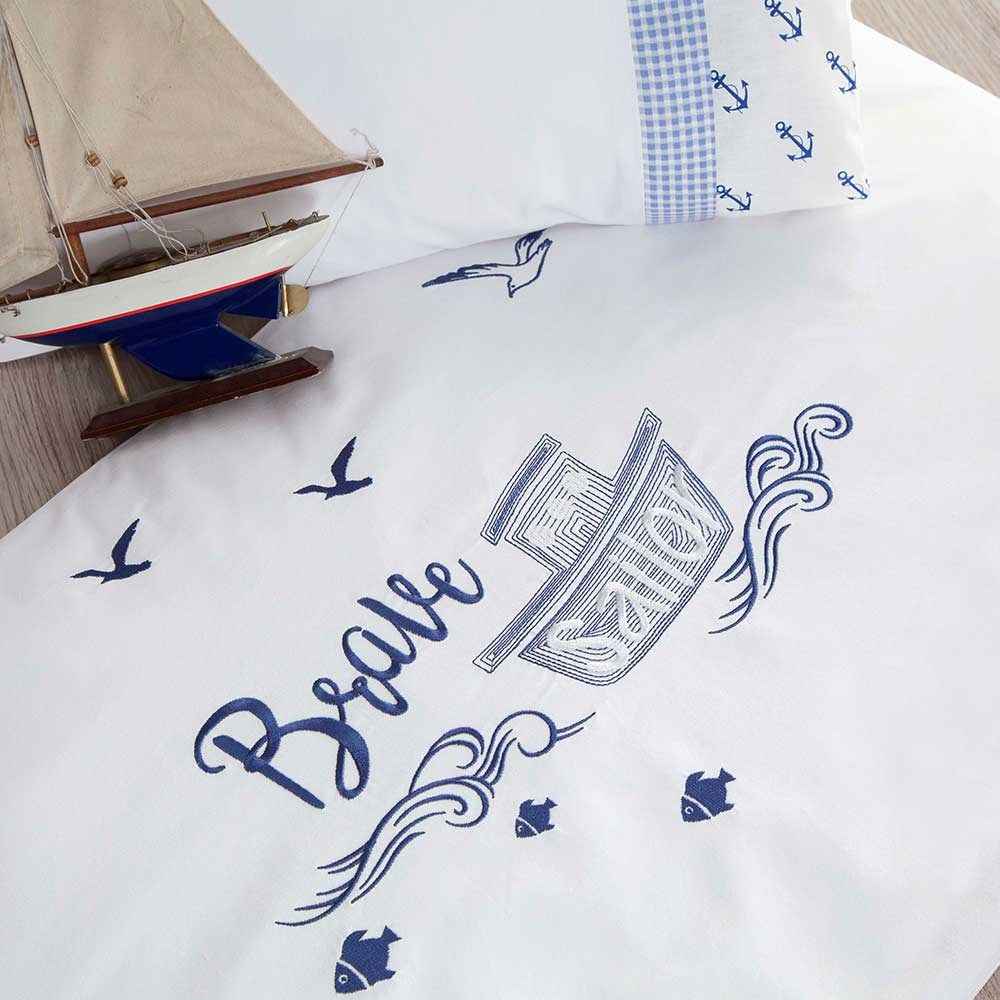 Pierre Cardin Little Brave Sailor Bebek Uyku Seti 70x130 