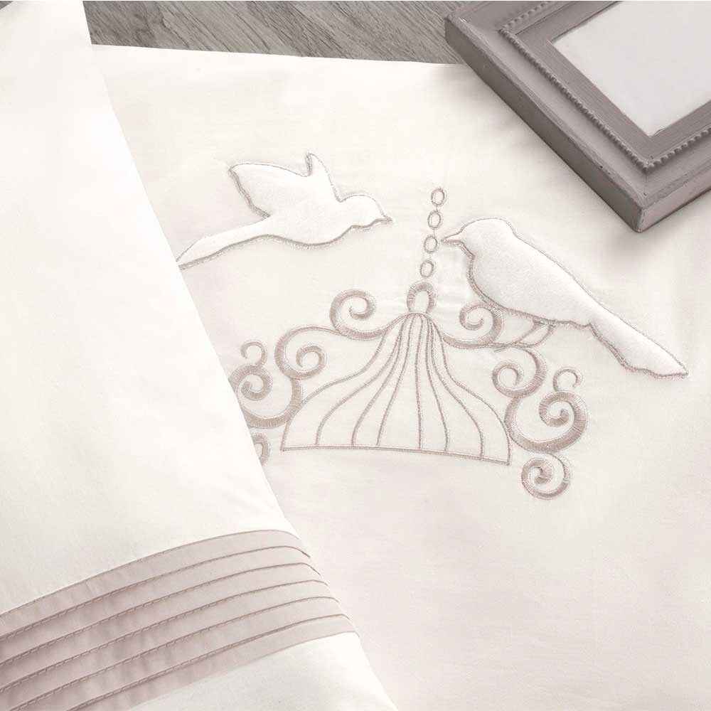Pierre Cardin Cream Birdy Bebek Uyku Seti 70x130 