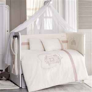 Pierre Cardin Cream Birdy Bebek Uyku Seti 80x130 