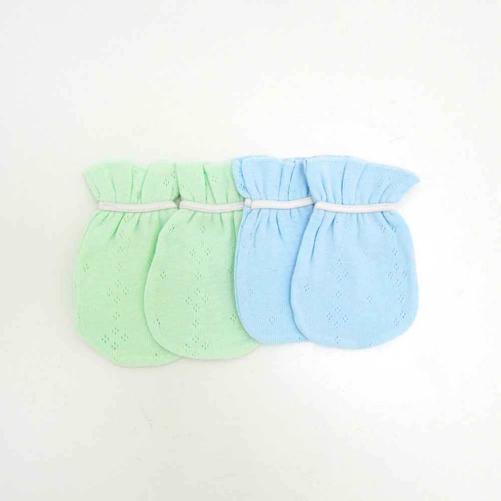 Sevi Bebe 156 Bebek 2'li Eldiven Mavi-Yeşil