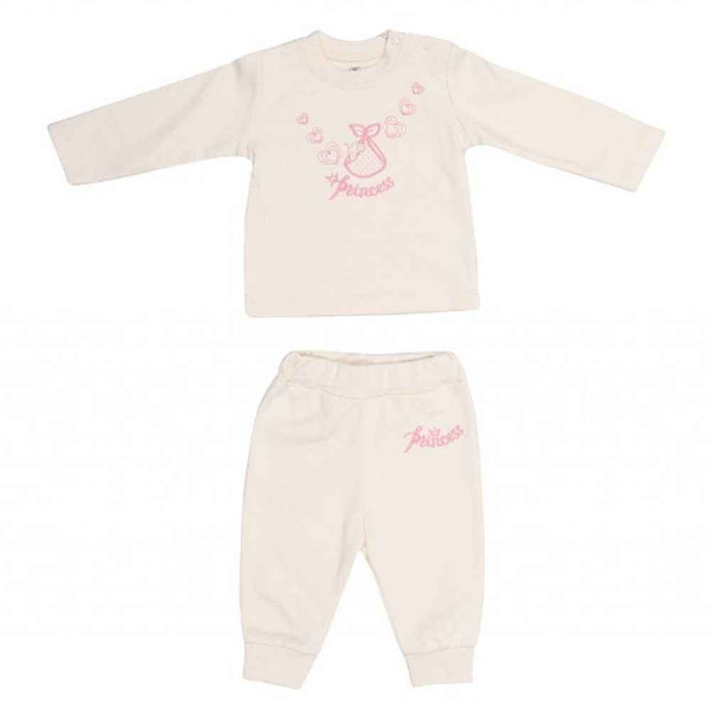 Bibaby 59302 Organik Princess 2'li Bebek Takımı Pembe
