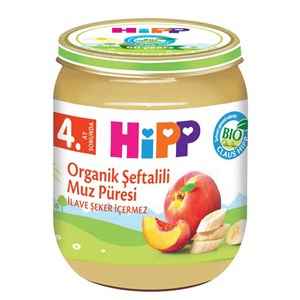 Hipp Organik Şeftalili Muz Püresi 125 Gr +4 Ay 