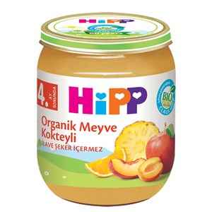 Hipp Organik Meyve Kokteyli Püresi 125 Gr +4 Ay 