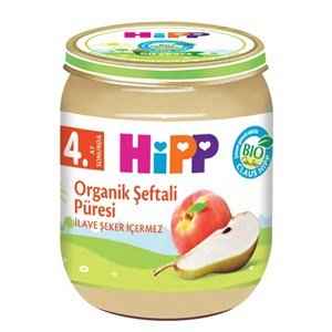 Hipp Organik Şeftali Püresi 125 Gr +4 Ay 