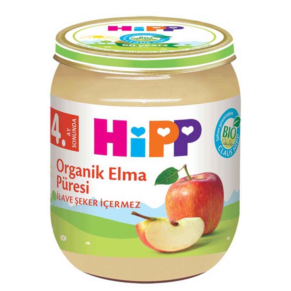 Hipp Organik Elma Püresi 125 Gr +4 Ay 