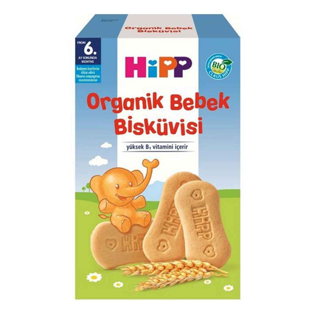 Hipp Organik Bebek Bisküvisi 150 Gr +6 Ay 