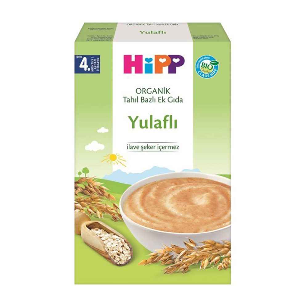 Hipp Organik Yulaflı Tahıl Bazlı Ek Gıda 200 gr. +4 ay 