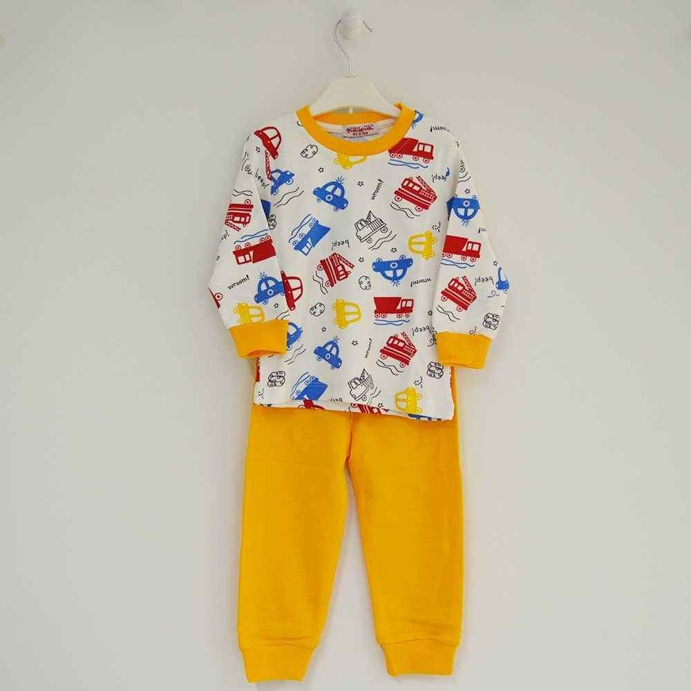 Gülücük 3020 Bebek Pijama Takımı Sarı