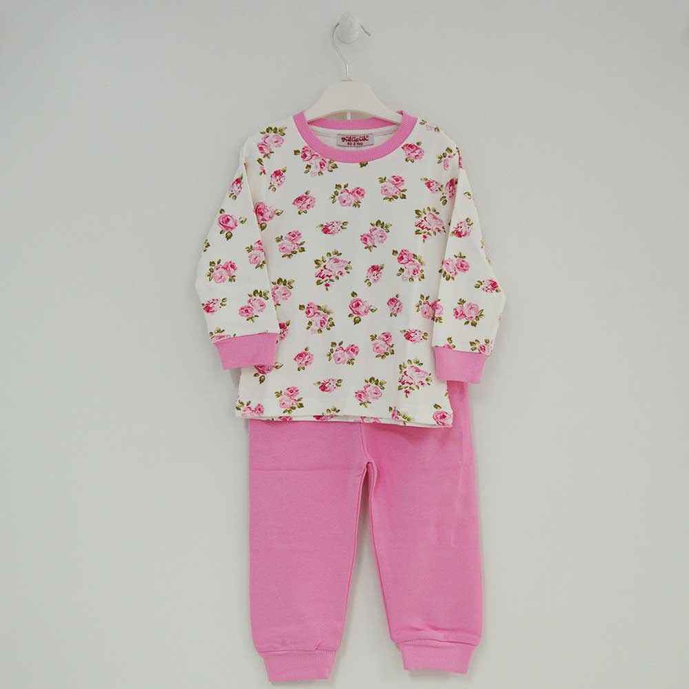 Gülücük 3054 Bebek Pijama Takımı Pembe
