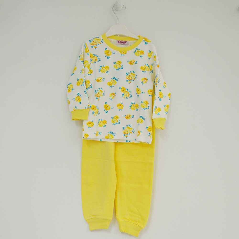 Gülücük 3054 Bebek Pijama Takımı Sarı