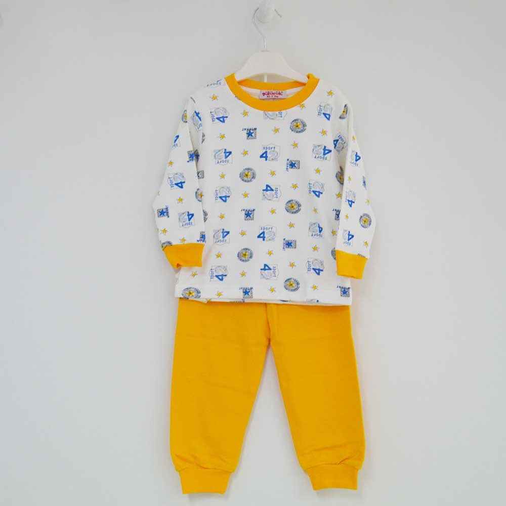 Gülücük 3021 Bebek Pijama Takımı Sarı
