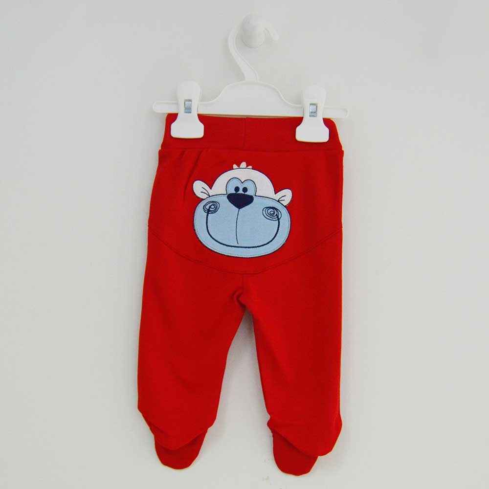 O Baby 4218 Patikli Bebek Pantolonu Kırmızı