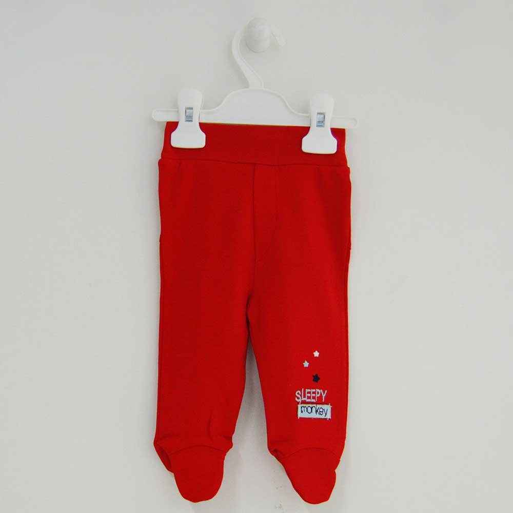 O Baby 4218 Patikli Bebek Pantolonu Kırmızı