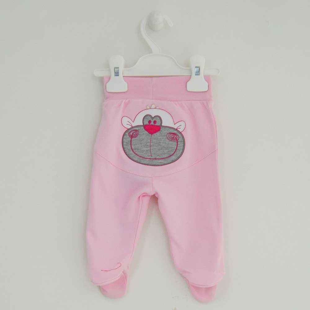 O Baby 4218 Patikli Bebek Pantolonu Pembe