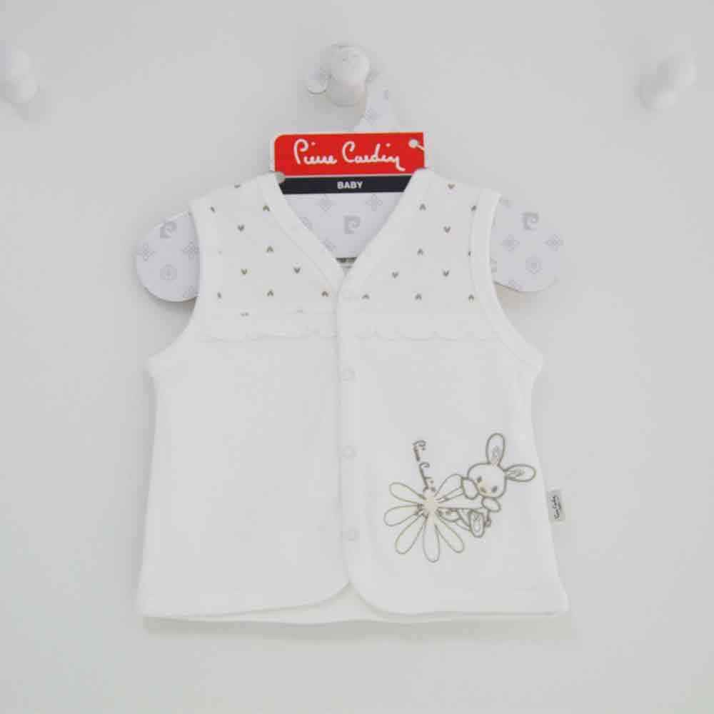 Pierre Cardin 521-0453 Bebek Yeleği Ekru