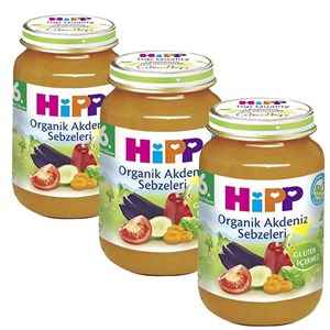 Hipp Organik Akdeniz Sebzeleri 190 Gr +6 Ay x 3 Adet 