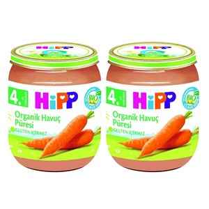 Hipp Organik Havuç Püresi 125 Gr +4 Ay x 2 Adet 