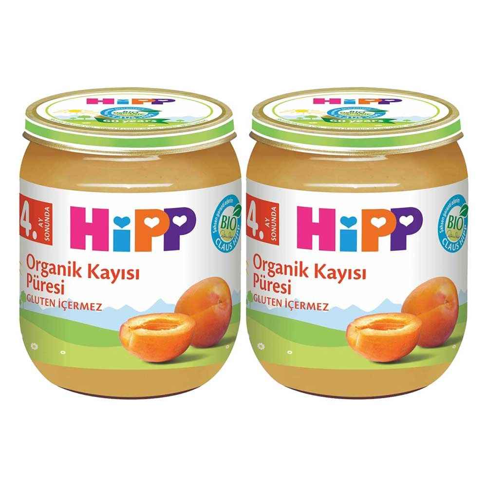 Hipp Organik Kayısı Püresi 125 Gr +4 Ay x 2 Adet 