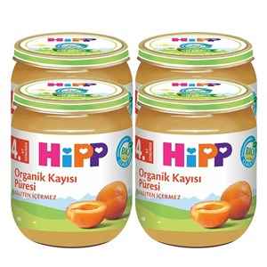 Hipp Organik Kayısı Püresi 125 Gr +4 Ay x 4 Adet 