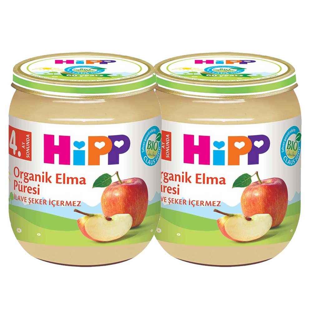 Hipp Organik Elma Püresi 125 Gr +4 Ay x 2 Adet 