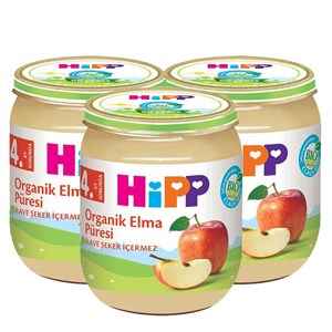 Hipp Organik Elma Püresi 125 Gr +4 Ay x 3 Adet 