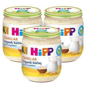 Hipp Organik Sütlaç 125 Gr +4 Ay x 3 Adet 