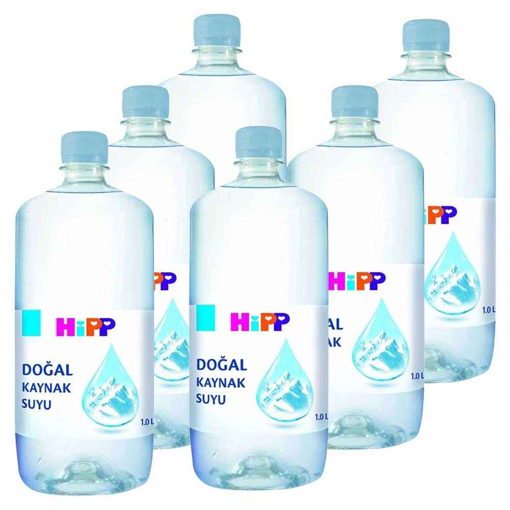 Hipp Doğal Kaynak Suyu 1 L. x 6 Adet 