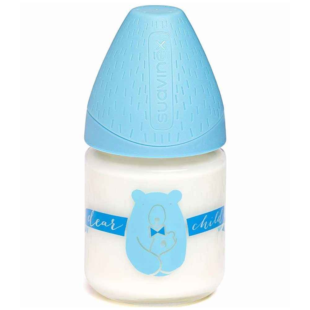 Suavinex 3800682 Cam Bebek Biberon 120 ml 0+ Ay Mavi