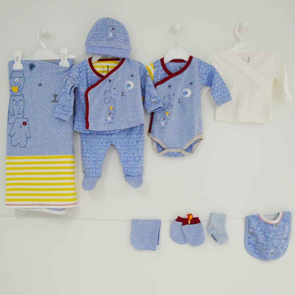 Caramell ZE3397 Hastane Çıkışı 10Lu Set Mavi