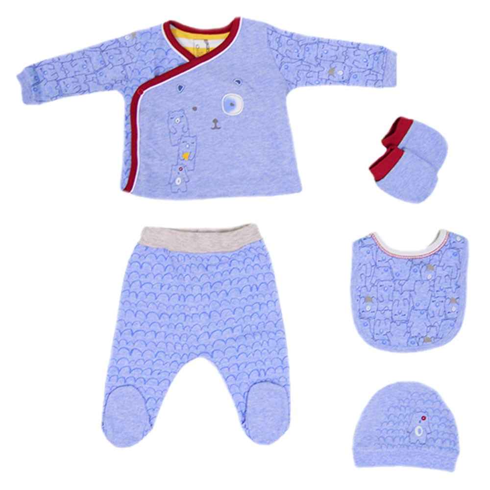 Caramell ZE3396 Hastane Çıkışı 5Li Set Mavi