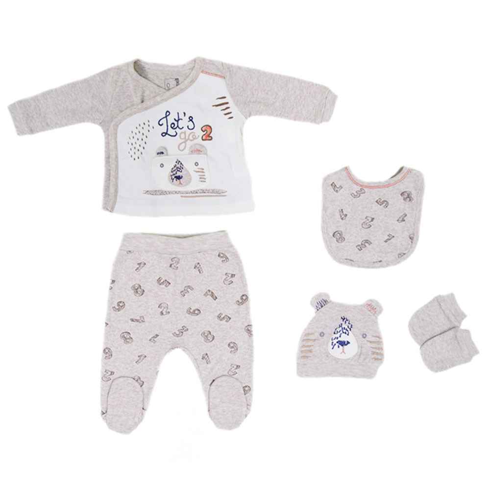 Caramell ZE3361 Hastane Çıkışı 5Li Set Bej