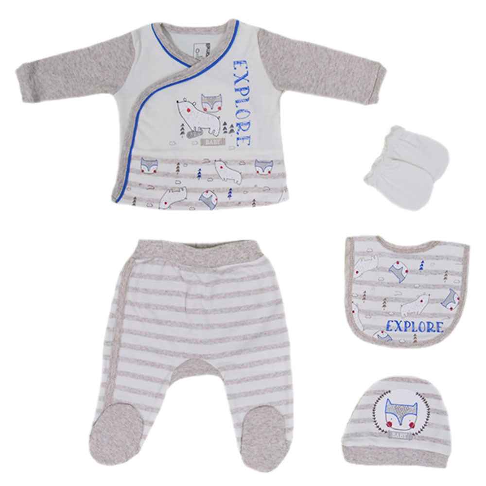 Caramell ZE3093 Hastane Çıkışı 5Li Set Bej