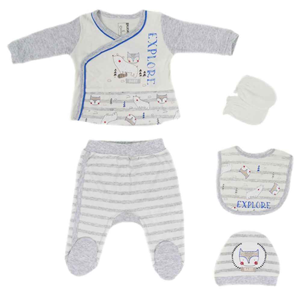 Caramell ZE3093 Hastane Çıkışı 5Li Set Gri