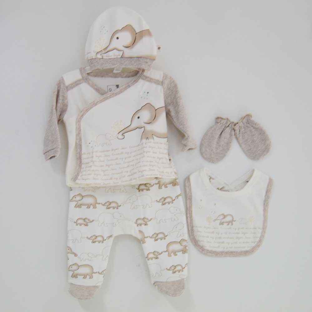 Caramell ZE3038 Hastane Çıkışı 5Li Set Bej