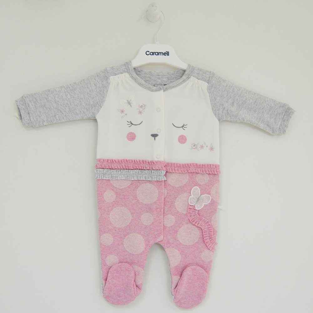 Caramell Tk3451 Bebek Tulumu Pembe