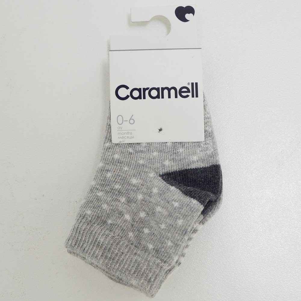 Caramell ÇOE3352 2Li Soket Bebek Çorap Gri