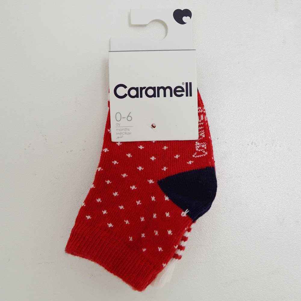 Caramell ÇOE3352 2Li Soket Bebek Çorap Kırmızı