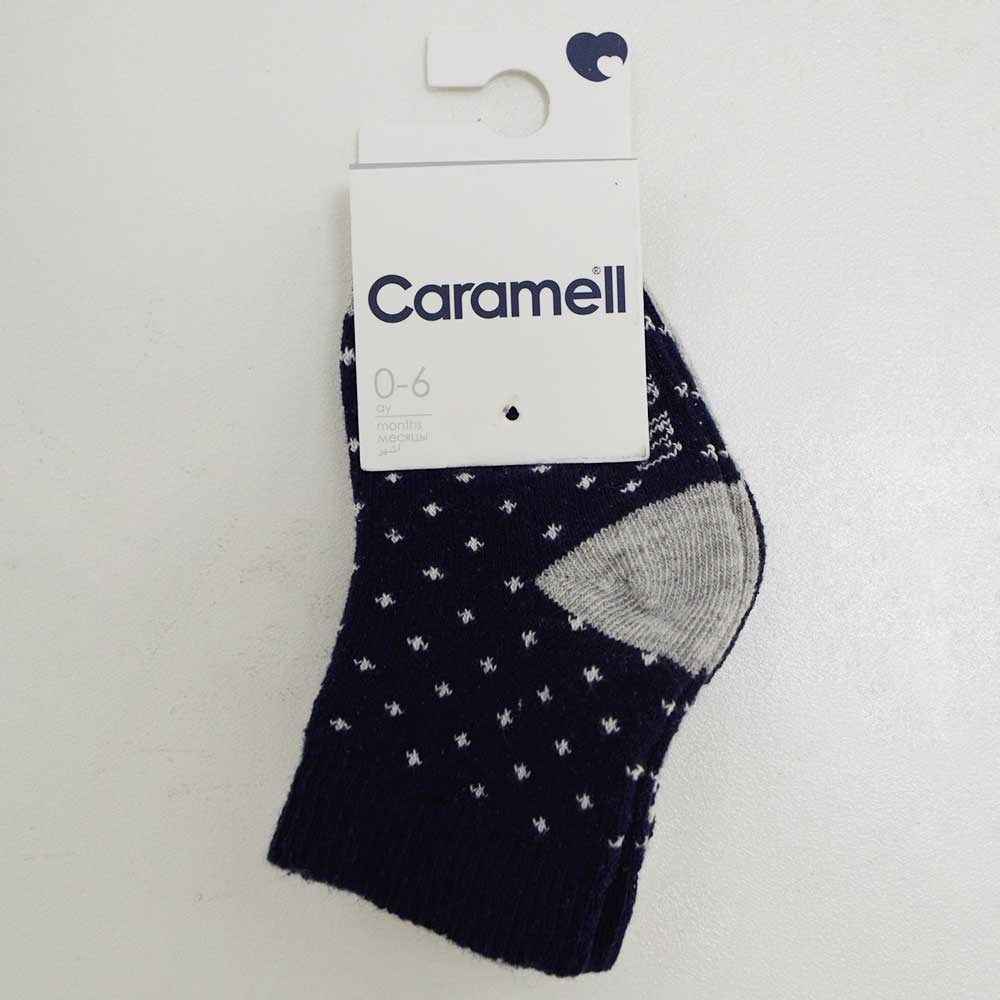 Caramell ÇOE3352 2Li Soket Bebek Çorap Lacivert