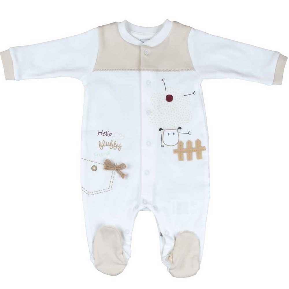 Caramell TU3203 Bebek Tulumu Ekru