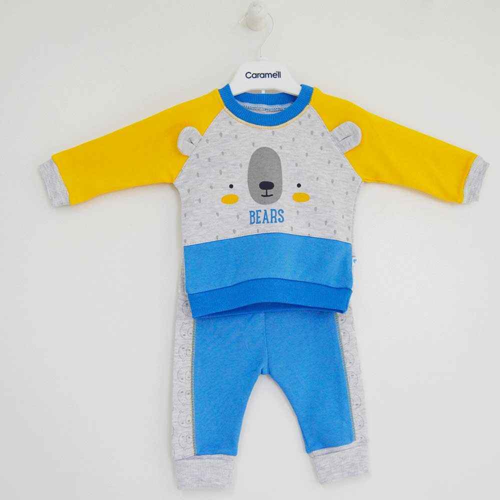 Caramell TKE3477 2Li Bebek Takım Mavi