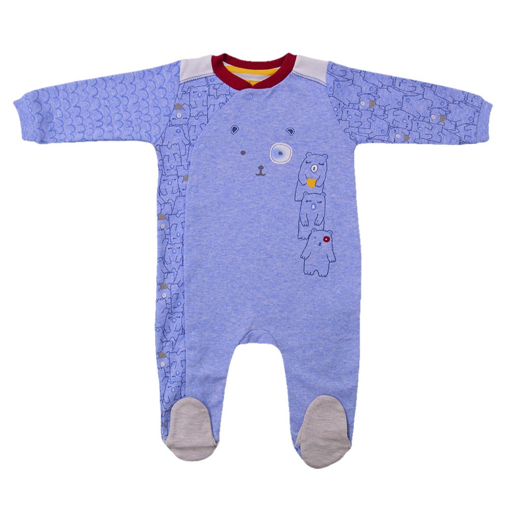 Caramell Te3398 Bebek Tulumu Mavi